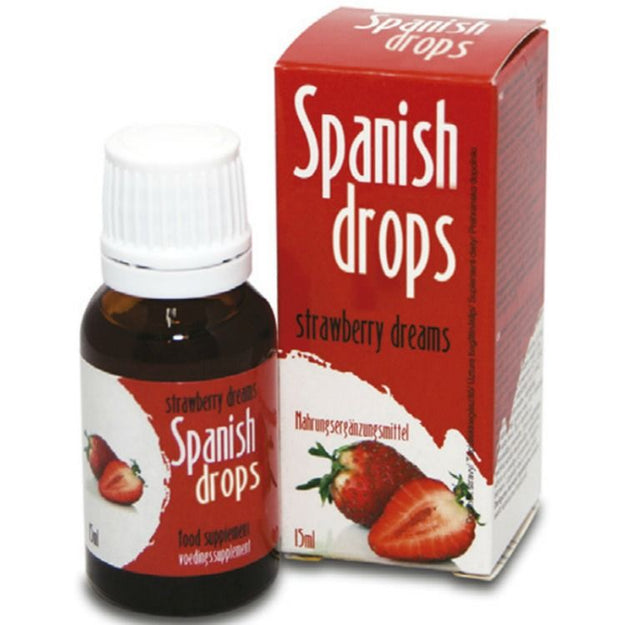 Afrodisíaco Gotas Spanish Fly Morango 15ml