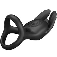 Carregar imagem no visualizador da galeria, Anel Peniano Vibração Usb Prettylove Silas Preto
