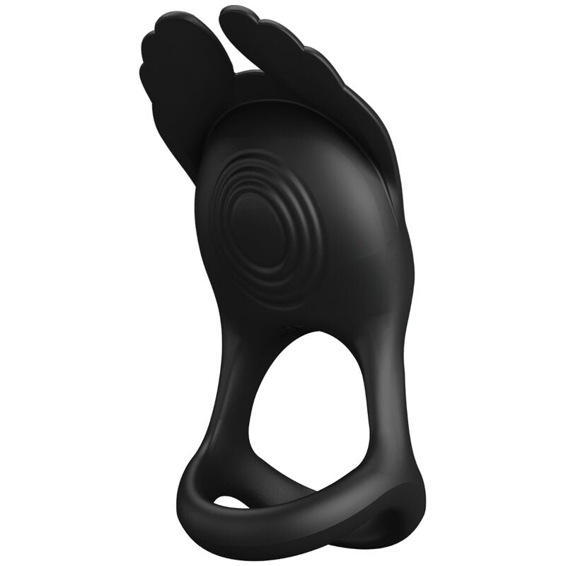 Anel Peniano Vibração Usb Prettylove Silas Preto