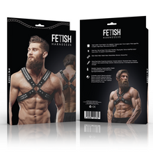 Carregar imagem no visualizador da galeria, Arnês Masculino Fetish Submissive Attitude Justus

