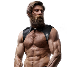 Carregar imagem no visualizador da galeria, Arnês Masculino Fetish Submissive Attitude Luscius
