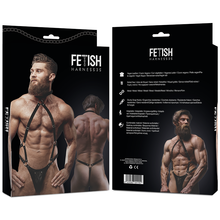 Carregar imagem no visualizador da galeria, Arnês Masculino Fetish Submissive Body Strow
