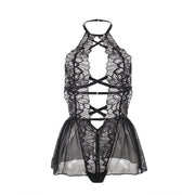 Body Subblime Halter Lace Preto