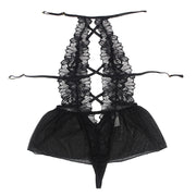 Body Subblime Halter Lace Preto