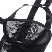 Body Subblime Lace Garter Preto