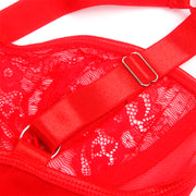 Body Subblime Lace Garter Vermelho