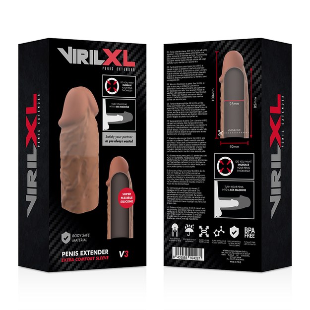 Capa Peniana VirilXL V3 Castanho