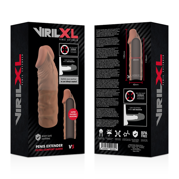 Capa Peniana VirilXL V5 Castanho