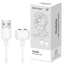 Carregar imagem no visualizador da galeria, Carregador Magnético Satisfyer Universal Branco
