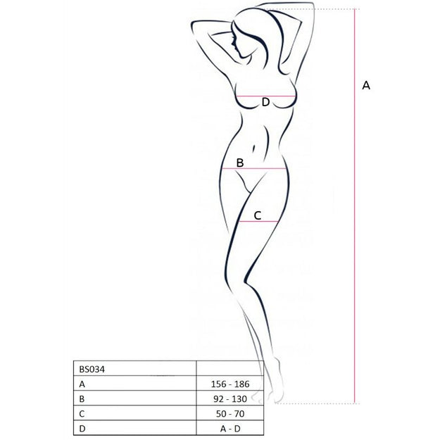 Catsuit Passion Woman BS034 Preto
