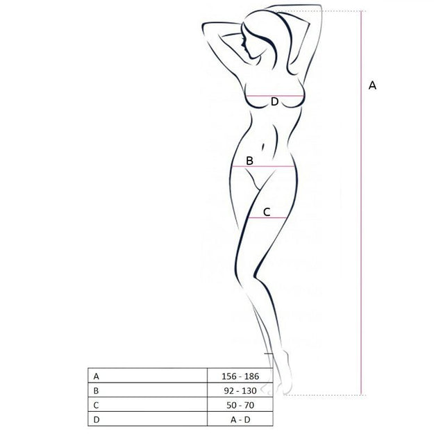 Catsuit Passion Woman BS049 Preto