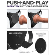 Cinto Strap-On Vibração BodyDock G-Spot Pro