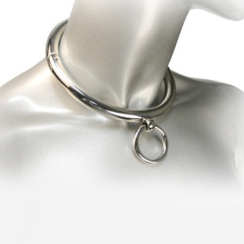 Coleira Metal Hard Anel 10cm