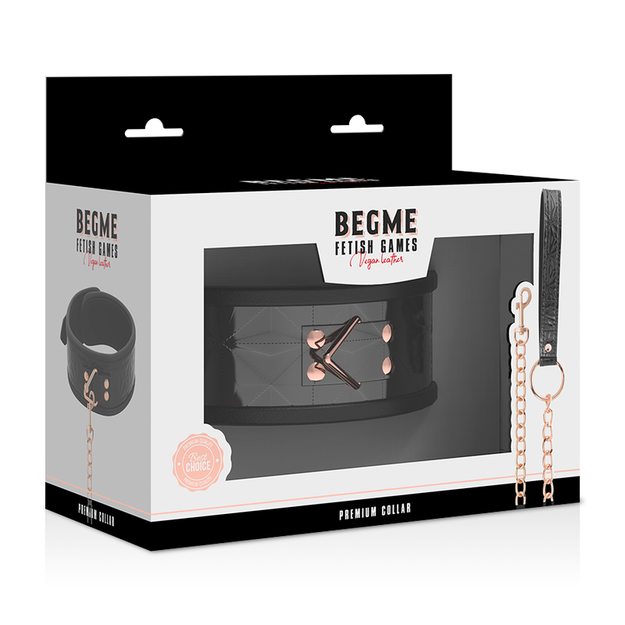 Coleira e Trela Begme Black Edition
