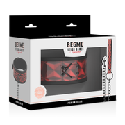 Coleira e Trela Begme Red Edition