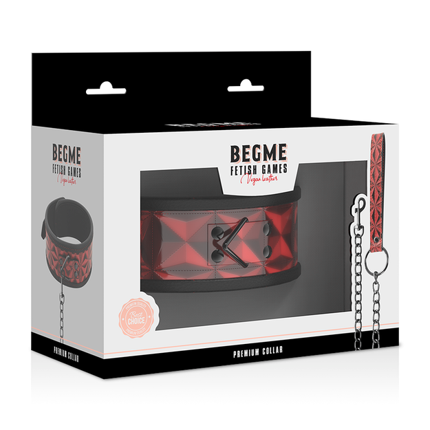 Coleira e Trela Begme Red Edition
