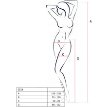 Carregar imagem no visualizador da galeria, Collants Abertos Passion S026 Branco
