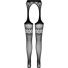 Carregar imagem no visualizador da galeria, Collants Abertos Passion S026 Preto
