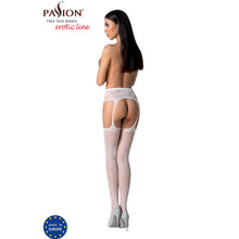 Carregar imagem no visualizador da galeria, Collants Abertos Passion S028 Branco
