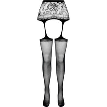 Carregar imagem no visualizador da galeria, Collants Abertos Passion S028 Preto
