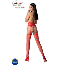 Carregar imagem no visualizador da galeria, Collants Abertos Passion S030 Vermelho
