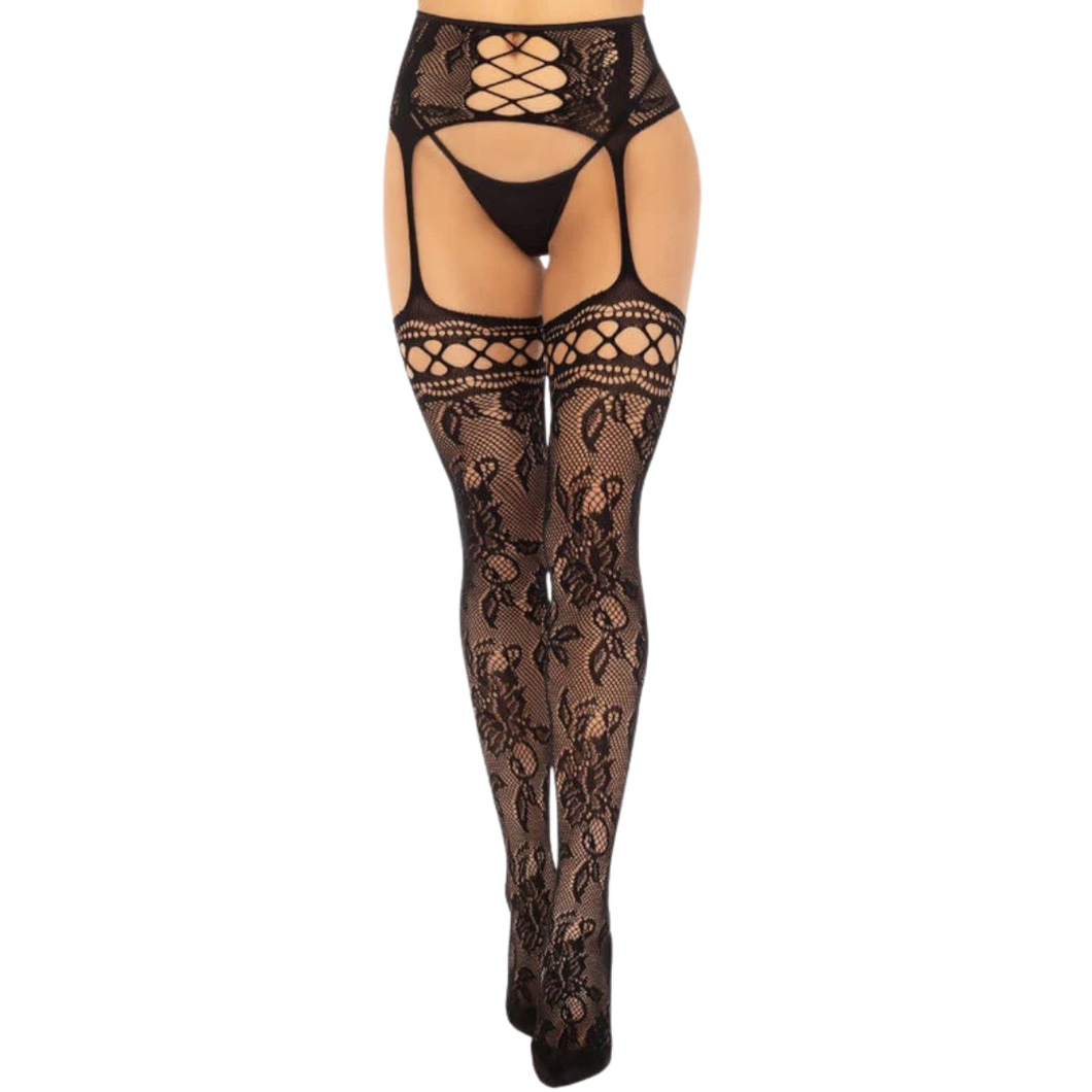 Collants Leg Avenue Garter Lace