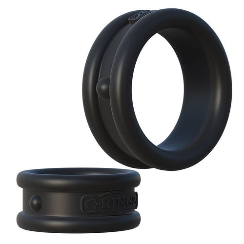 Conjunto 2 Anéis Penianos Grossos C-Ringz Max-Width