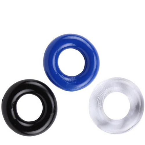 Conjunto 3 Anéis Penianos Chisa Donut
