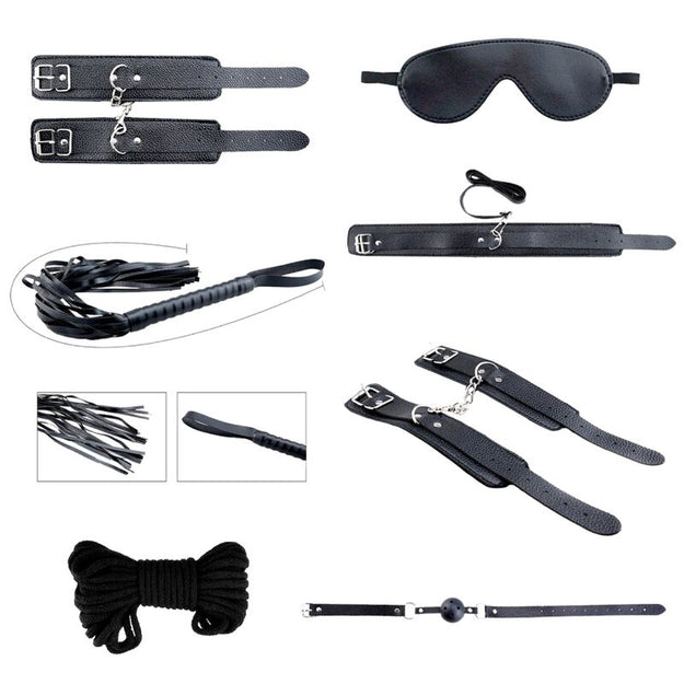 Conjunto BDSM 8 Peças Alive Secret Desires