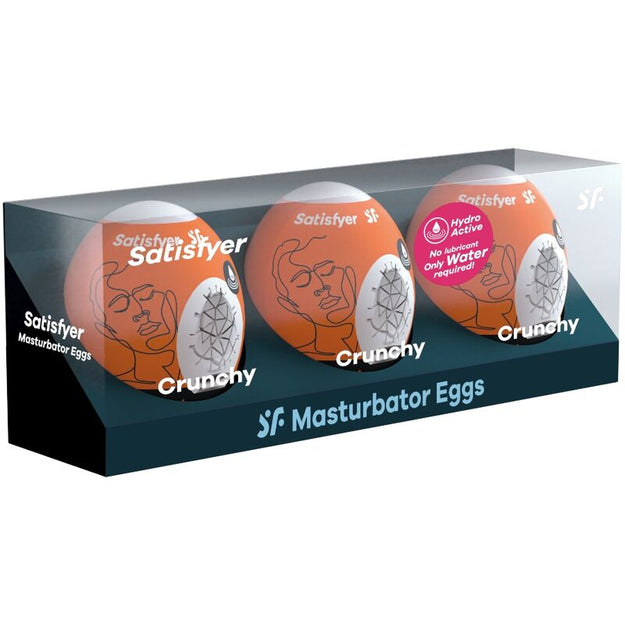 Conjunto Masturbadores Ovo Satisfyer Crunchy