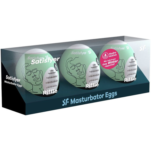 Conjunto Masturbadores Ovo Satisfyer Riffle