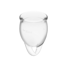 Carregar imagem no visualizador da galeria, Copo Menstrual Satisfyer Feel Confident Transparente 15+ 20 ml
