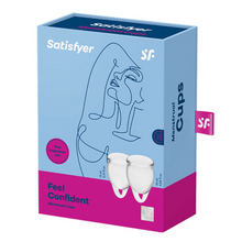 Carregar imagem no visualizador da galeria, Copo Menstrual Satisfyer Feel Confident Transparente 15+ 20 ml
