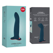 Dildo Articulável Fun Factory Limba Flex L Azul 18x4cm
