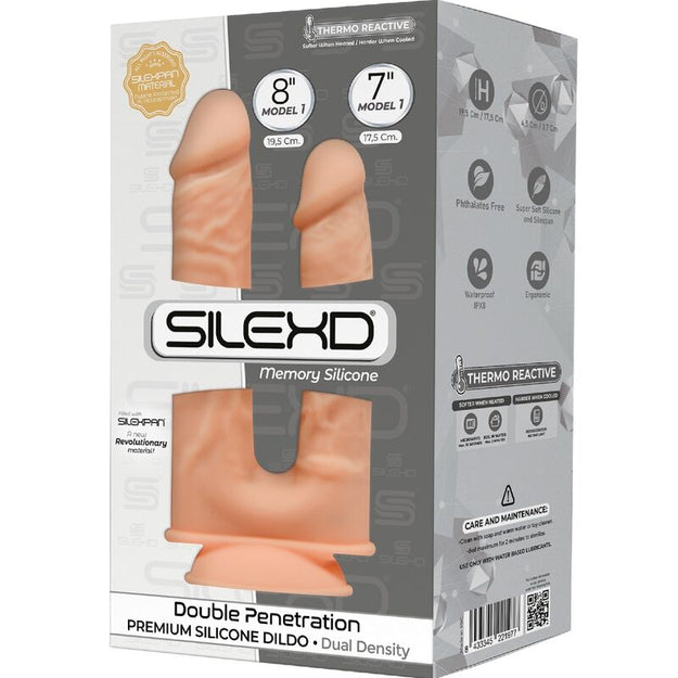 Dildo Duplo Silicone Memória SilexD