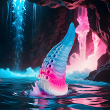 Carregar imagem no visualizador da galeria, Dildo Fantasia Epic Tentacle Phorcys Azul L
