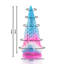 Carregar imagem no visualizador da galeria, Dildo Fantasia Epic Tentacle Phorcys Azul S
