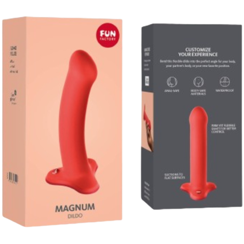 Dildo Fun Factory Magnum Coral 18x3.7cm