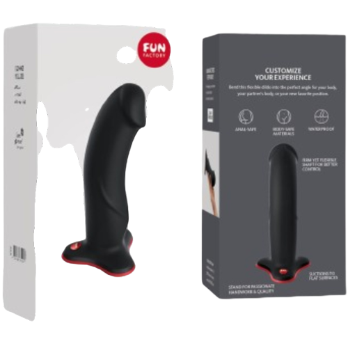 Dildo Fun Factory The Boss Preto 18x4cm