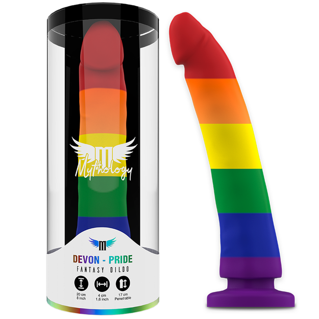 Dildo Mythology Pride Devon 17x4cm