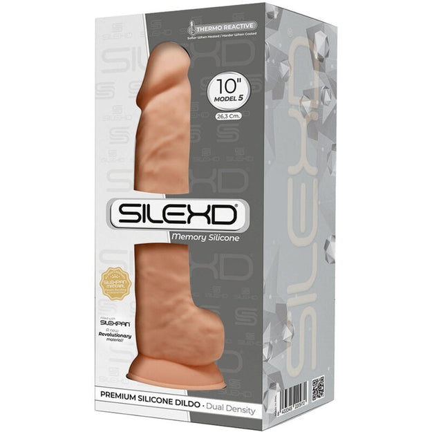 Dildo Silicone Memória SilexD 10 Bege