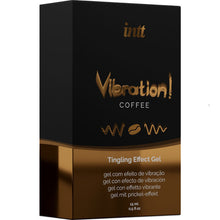Load image into Gallery viewer, Estimulante Unisexo Vibrador Líquido Intt Sabor Café
