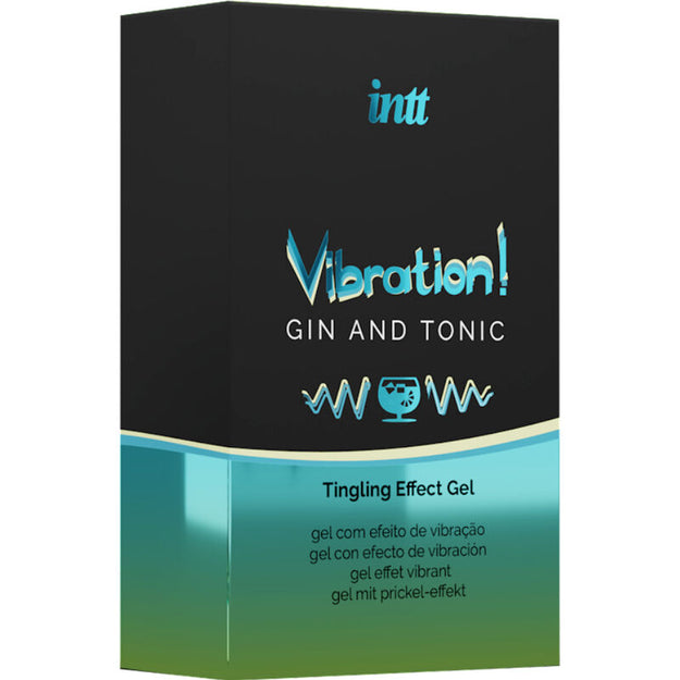 Estimulante Unisexo Vibrador Líquido Intt Sabor Gin Tónico