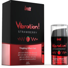 Load image into Gallery viewer, Estimulante Unisexo Vibrador Líquido Intt Sabor Morango
