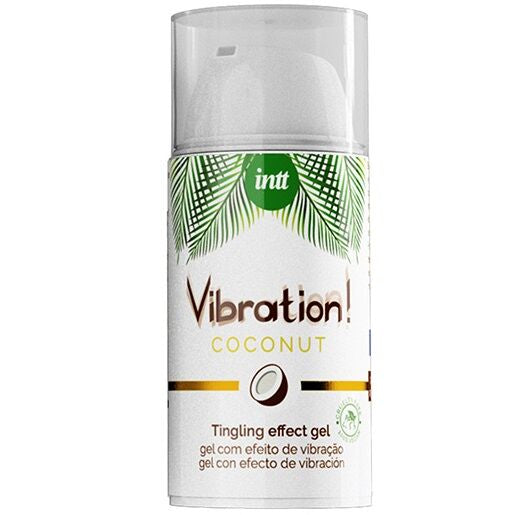 Estimulante Unisexo Vibrador Líquido Intt Vegan Sabor Côco