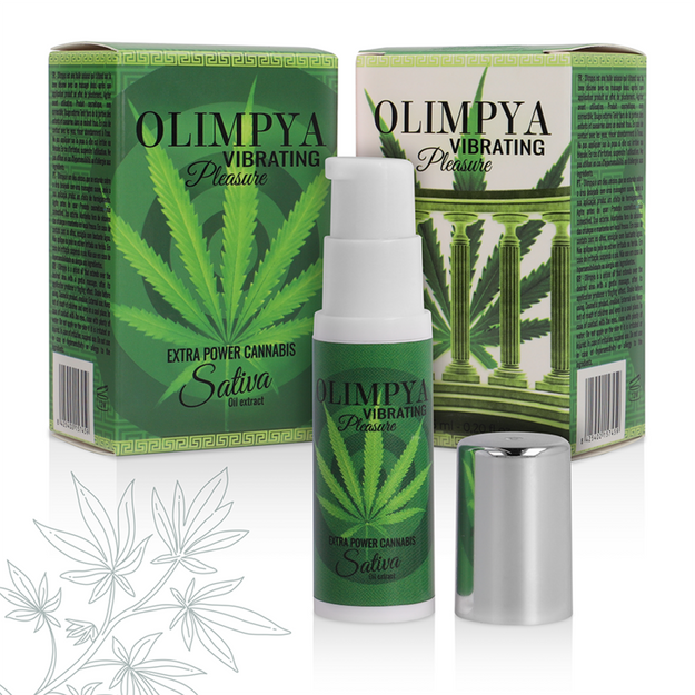 Estimulante Unisexo Vibrador Líquido Olympia Cannábis
