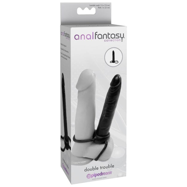 Extensão Penetração Dupla Anal Fantasy Preto