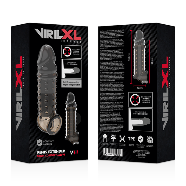 Extensão Peniana VirilXL V11 Preto