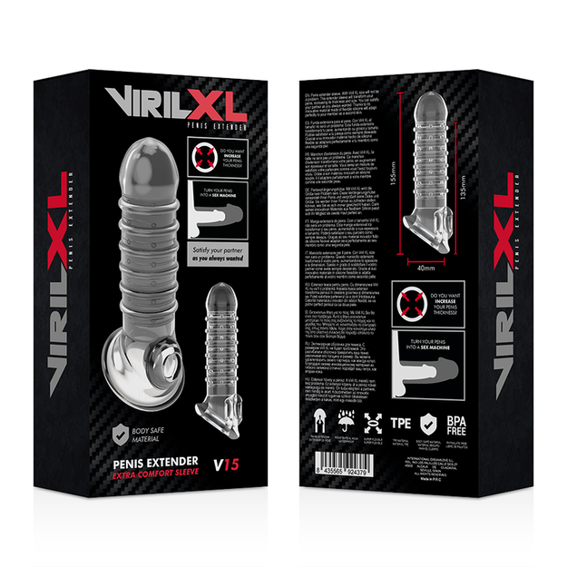 Extensão Peniana VirilXL V15 Transparente