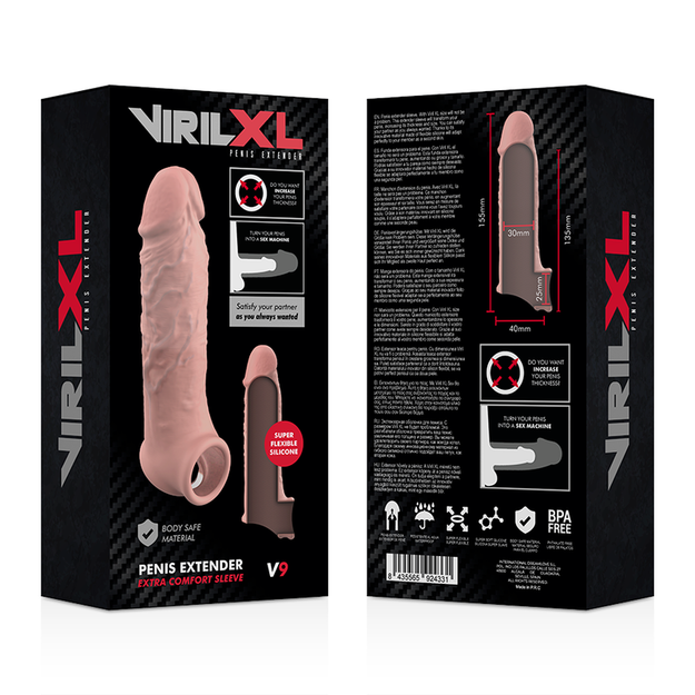 Extensão Peniana VirilXL V9 Bege